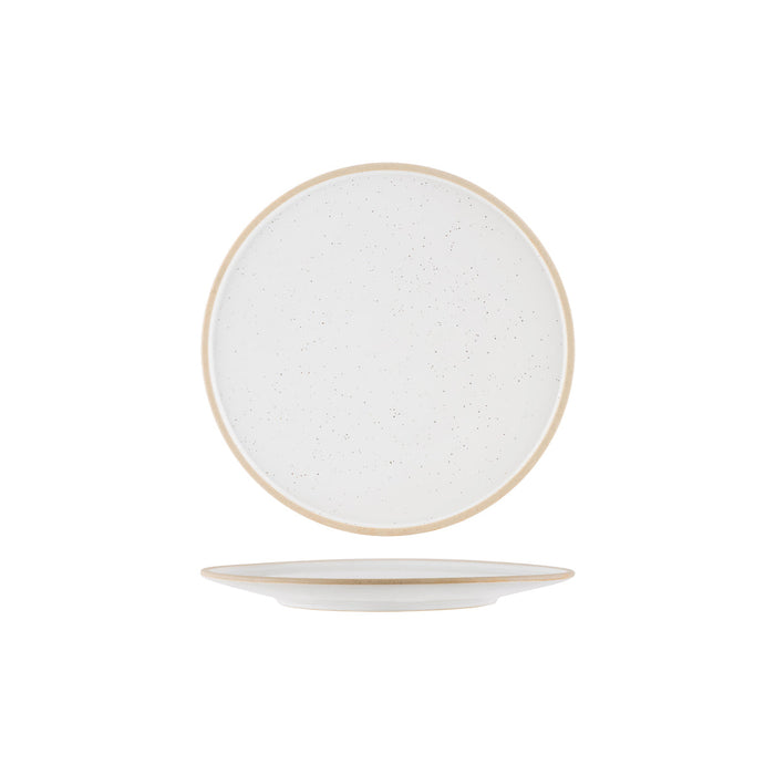 Tablekraft SOHO ROUND PLATE WHITE PEBBLE 255mm EA