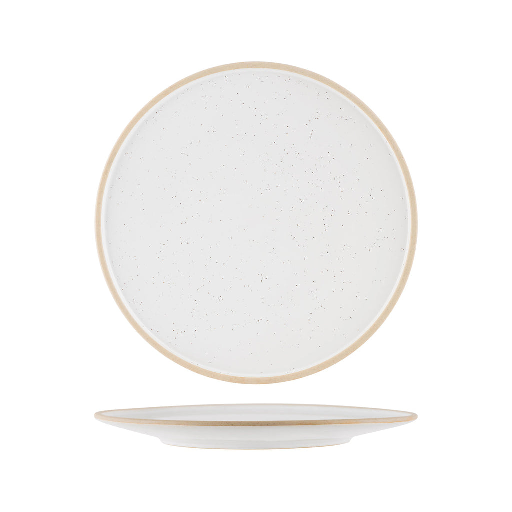 Tablekraft SOHO ROUND PLATE WHITE PEBBLE 285mm EA