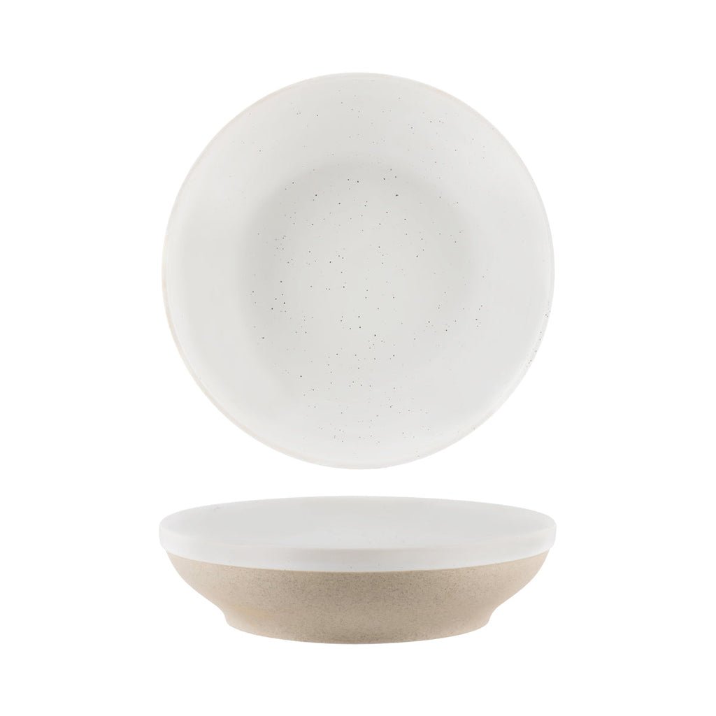 Tablekraft SOHO ROUND BOWL FLARED WHITE PEBBLE 230x55mm EA