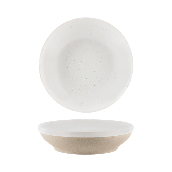 Tablekraft SOHO ROUND BOWL FLARED WHITE PEBBLE 230x55mm EA