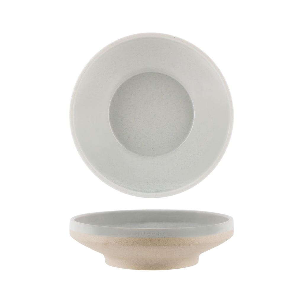 Tablekraft SOHO ROUND BOWL FOOTED REACTIVE LIMESTONE 230x68m EA