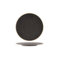 Tablekraft SOHO ROUND PLATE SPECKLE BLACK 255mm EA