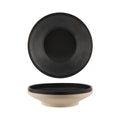 Tablekraft SOHO ROUND BOWL FOOTED SPECKLE BLACK 230x68m EA
