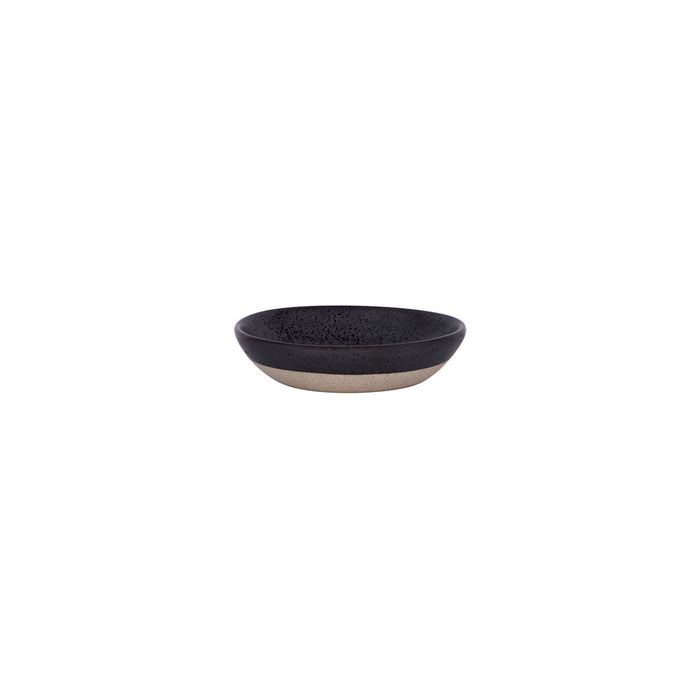 Tablekraft Soho Dinnerware SOHO ROUND COUPE DISH SPECKLE BLACK 103x95x25mm EA