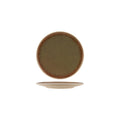 Tablekraft SOHO ROUND PLATE BURNT SIENNA 200mm EA