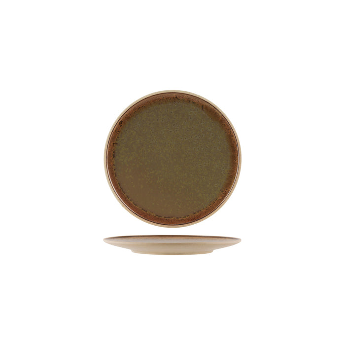 Tablekraft SOHO ROUND PLATE BURNT SIENNA 200mm EA