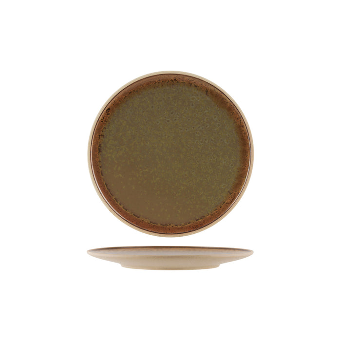 Tablekraft SOHO ROUND PLATE BURNT SIENNA  255mm EA