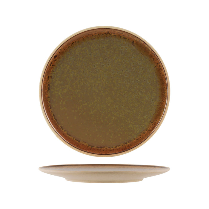 Tablekraft SOHO ROUND PLATE BURNT SIENNA  285mm EA