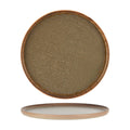 Tablekraft SOHO ROUND PLATTER BURNT SIENNA 330mm EA
