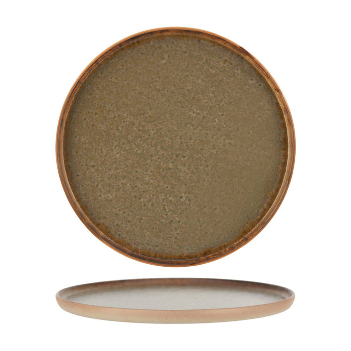 Tablekraft SOHO ROUND PLATTER BURNT SIENNA 330mm EA
