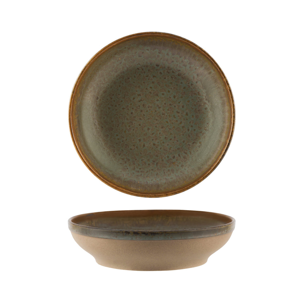 Tablekraft SOHO ROUND BOWL FLARED BURNT SIENNA 230x55mm (x4)