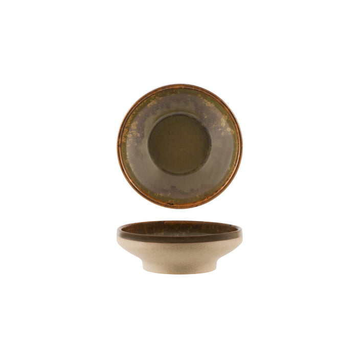 Tablekraft SOHO ROUND BOWL FOOTED BURNT SIENNA 153x50mm EA