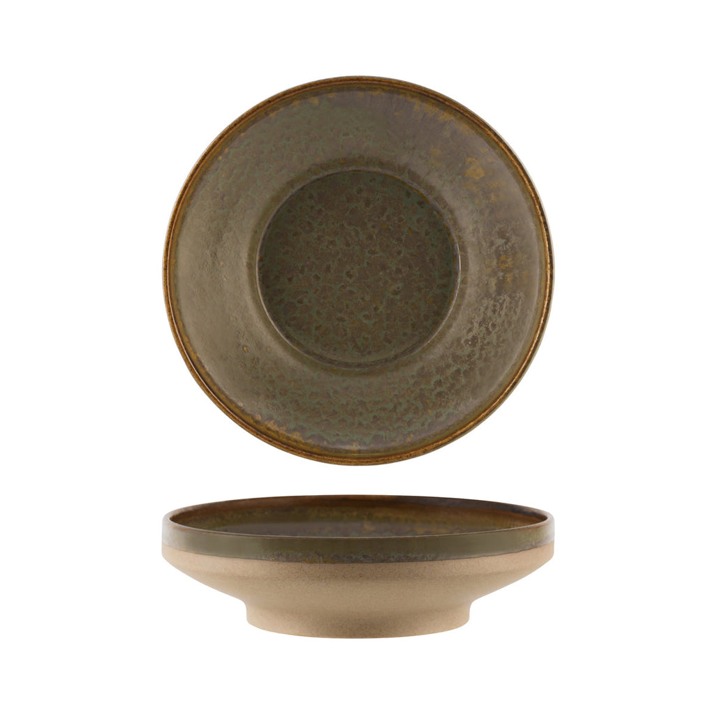 Tablekraft SOHO ROUND BOWL FOOTED BURNT SIENNA 230x68mm EA