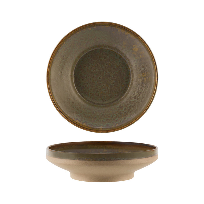 Tablekraft SOHO ROUND BOWL FOOTED BURNT SIENNA 230x68mm EA