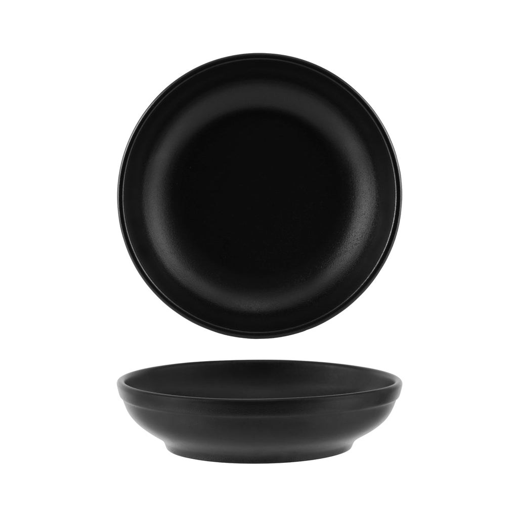 Tablekraft BLACK ROUND BOWL-FLARED 230x55mm EA