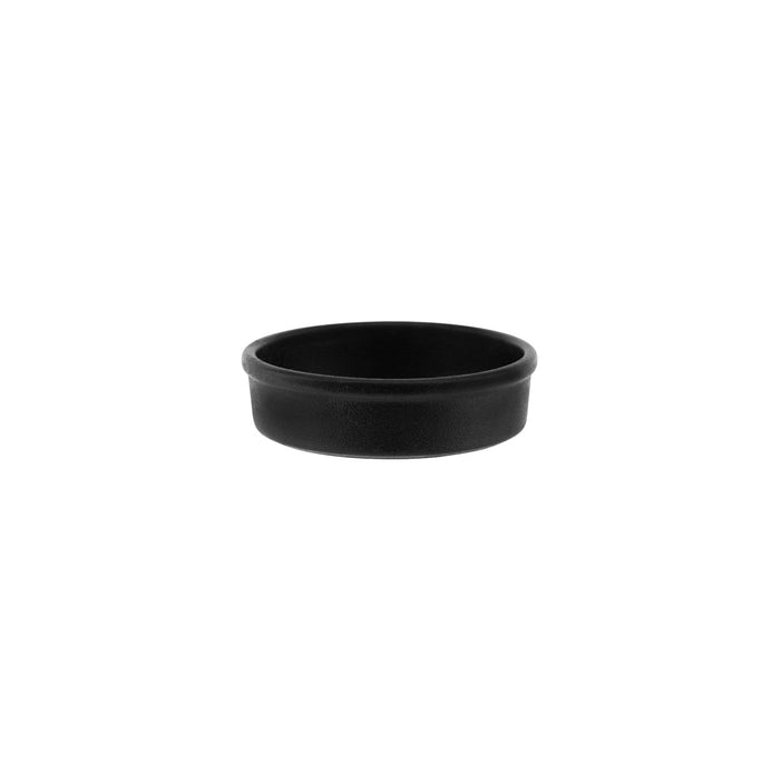 Tablekraft BLACK ROUND DISH/TAPAS 120x30mm EA