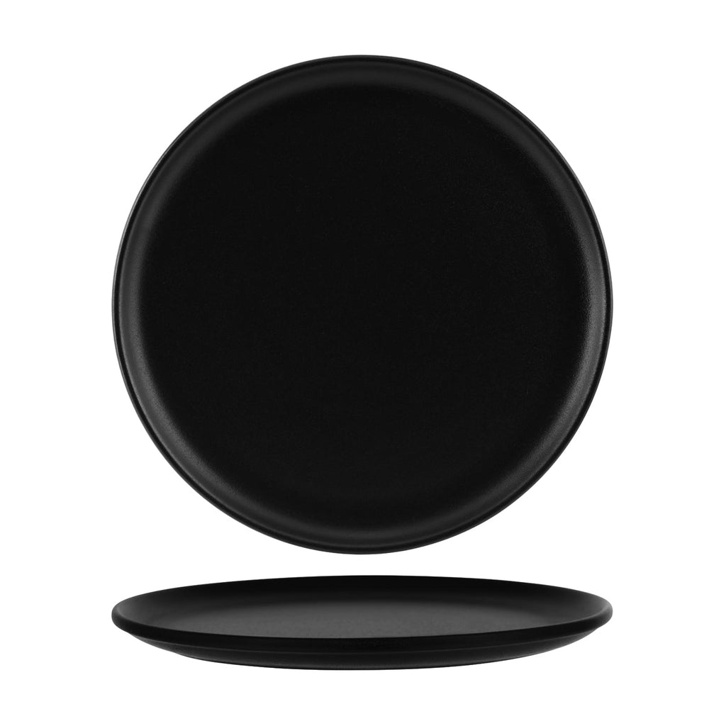 Tablekraft BLACK ROUND COUPE PLATTER 330mm EA