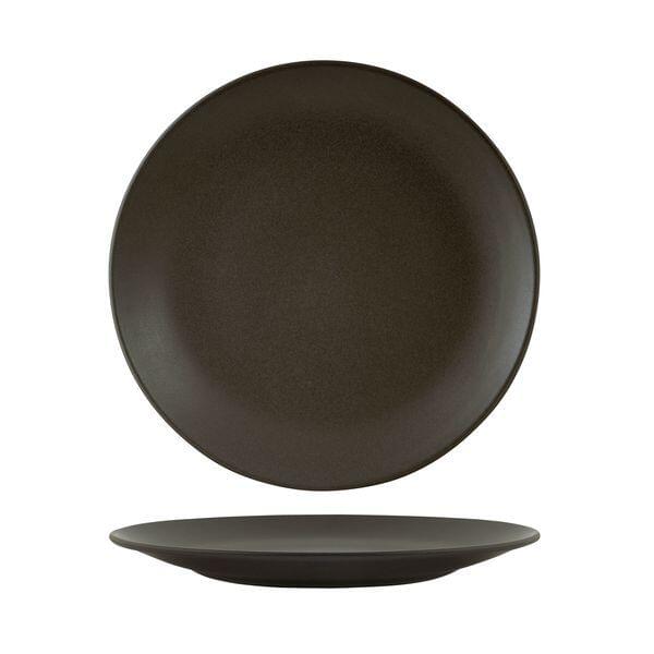 Zuma CHARCOAL ROUND COUPE PLATE-230mm Ø  (x6)