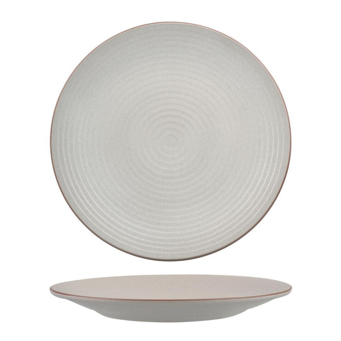 Zuma MINERAL ROUND COUPE RIBBED PLATE-310mm Ø  (x3)