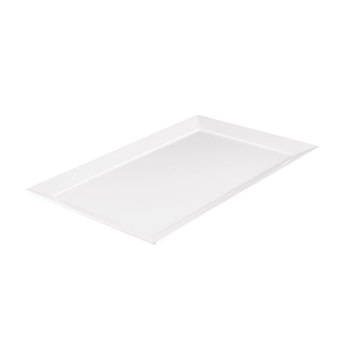 Ryner Melamine  RECT. WIDE RIM PLATTER-480x300mm WHITE (x3)