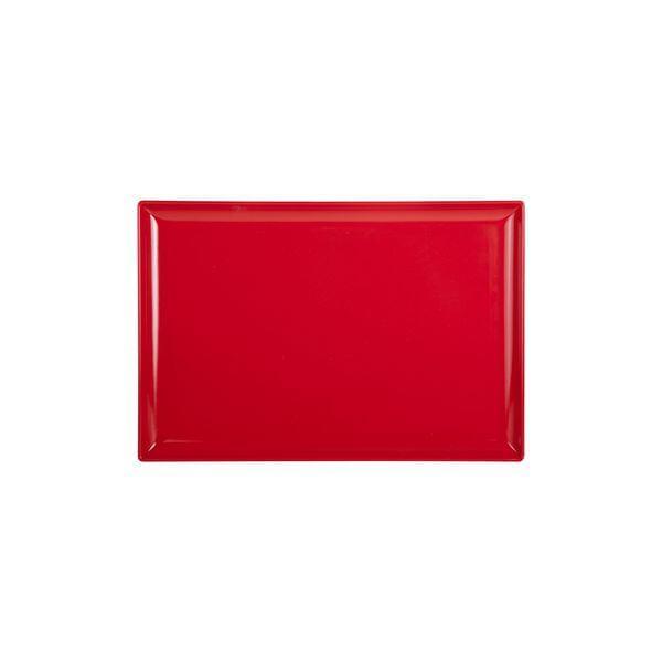 Ryner Melamine  RECT. PLATTER-350x240mm RED (x6)