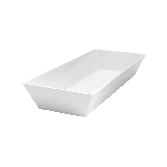Ryner Melamine  RECT. DEEP DISH-500x200x70mm WHITE (x3)