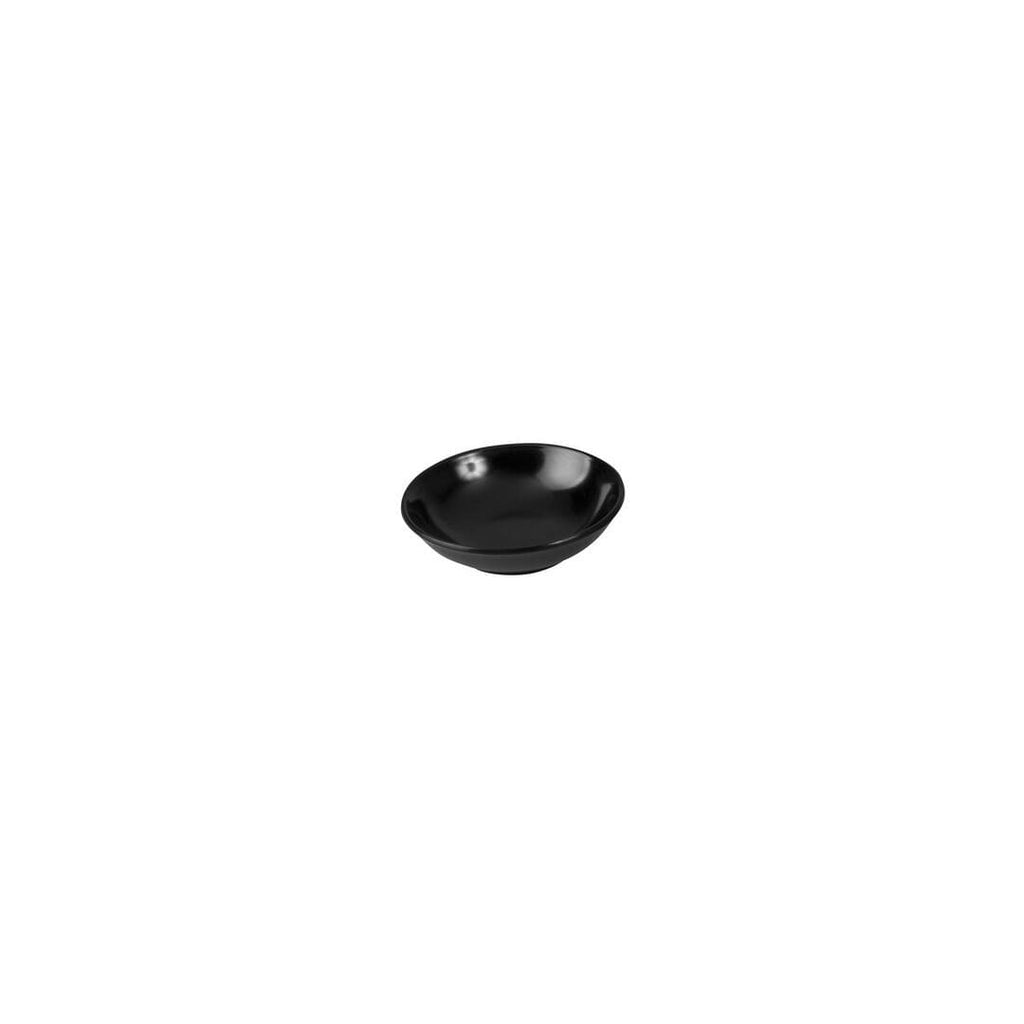 Ryner Melamine  SAUCE DISH-70mm Ø BLACK (x24)