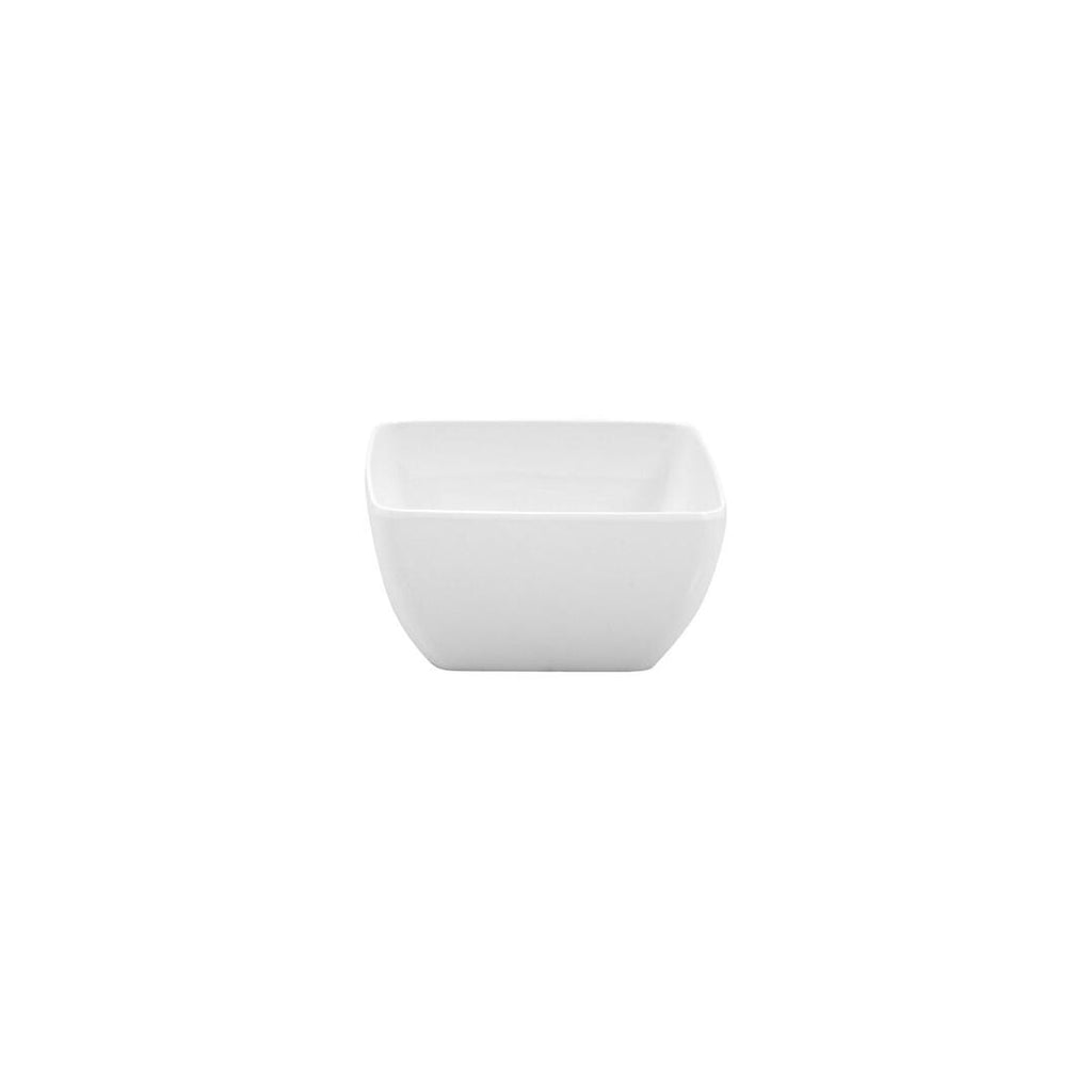 Ryner Melamine  ROUNDED SQUARE BOWL-130x130x70mm WHITE (x12)