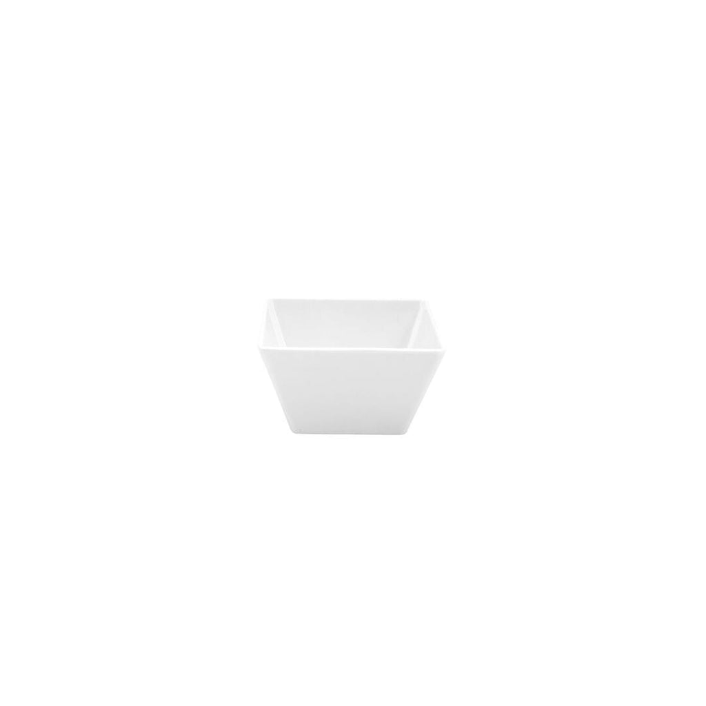 Ryner Melamine  SQUARE BOWL-70x70x42mm  WHITE (x12)