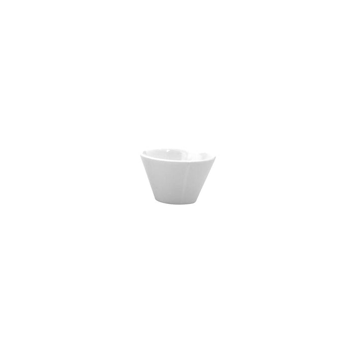 Ryner Melamine  V-SHAPE BOWL-85mm Ø | 60mm H  WHITE (x12)