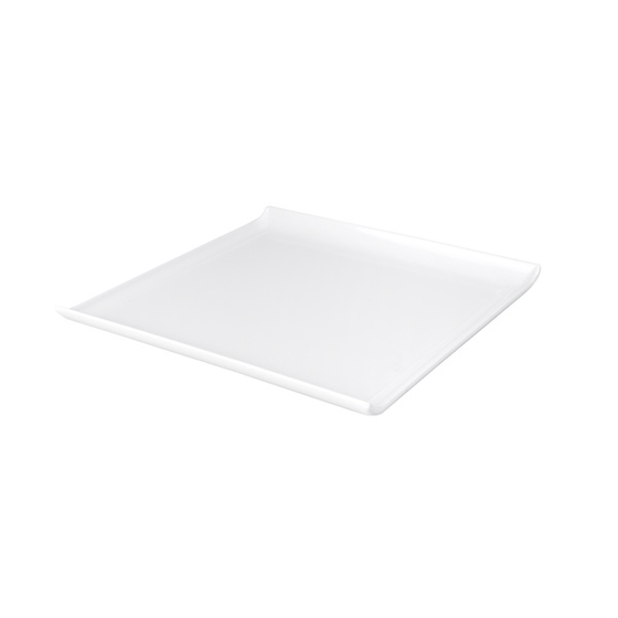 Ryner Melamine  SQUARE PLATTER WITH LIP-300x300mm WHITE (x3)