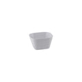 Ryner Melamine PEBBLE RECT DISH-1/6 SIZE, 100mm DEEP   STONE WHITE (x6)