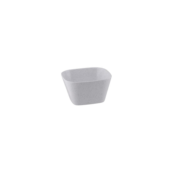 Ryner Melamine PEBBLE RECT DISH-1/6 SIZE, 100mm DEEP   STONE WHITE (x6)