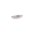Ryner Melamine  OVAL DISH-265x162x40mm WHITE MARBLE (x12)