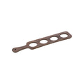 Ryner Melamine WOOD DECO RECT BEER PADDLE WITH 4 HOLES | 430x92mm DARK BROWN (Each)