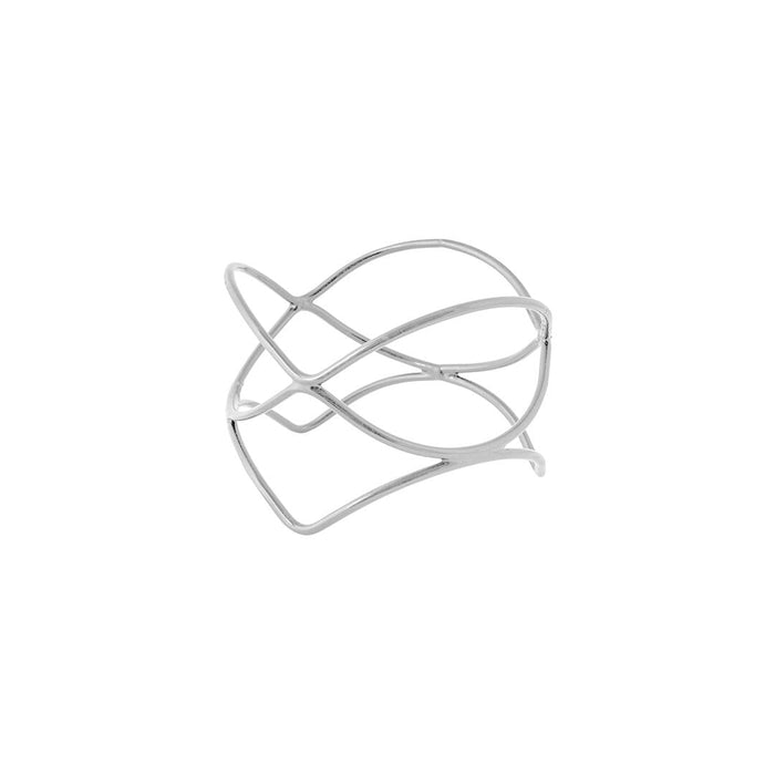 Ryner Display  SPIRAL RISER-200mm Ø | 150mm H SILVER (Each)