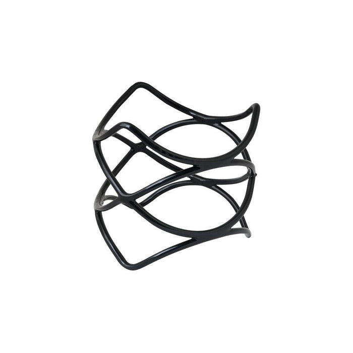 Ryner Display  SPIRAL RISER-200mm Ø | 200mm H BLACK (Each)