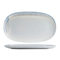 Moda Porcelain CLOUD OVAL COUPE PLATE-405x240mm   (x3)