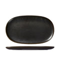 Moda Porcelain EARTH OVAL COUPE PLATE-405x240mm   (x3)
