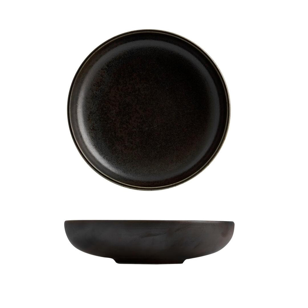 Moda Porcelain EARTH ROUND SHARE BOWL - 250mm Ø   (x4)