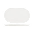 Moda Porcelain SNOW OVAL COUPE PLATE-405x240mm   (x3)