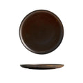 Moda Porcelain RUST ROUND PLATE - 260mm Ø   (x4)