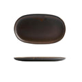 Moda Porcelain RUST OVAL COUPE PLATE-305x180mm   (x6)