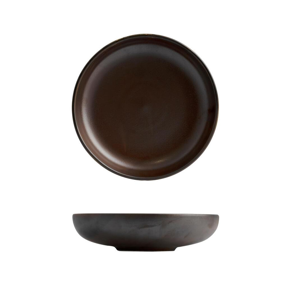 Moda Porcelain RUST ROUND SHARE BOWL - 215mm Ø   (x4)