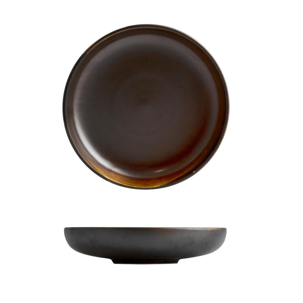 Moda Porcelain RUST ROUND SHARE BOWL - 245mm Ø   (x4)