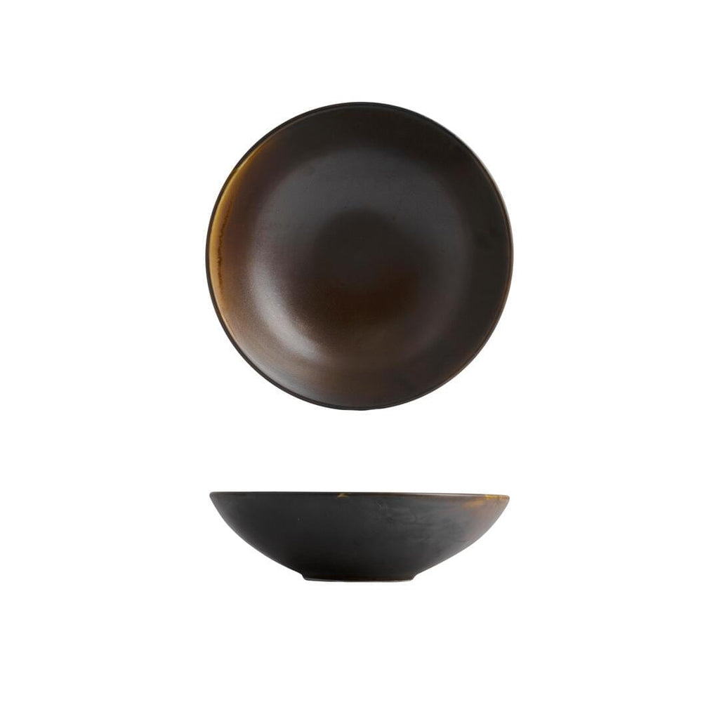 Moda Porcelain RUST ROUND BOWL - 210mm Ø   (x6)