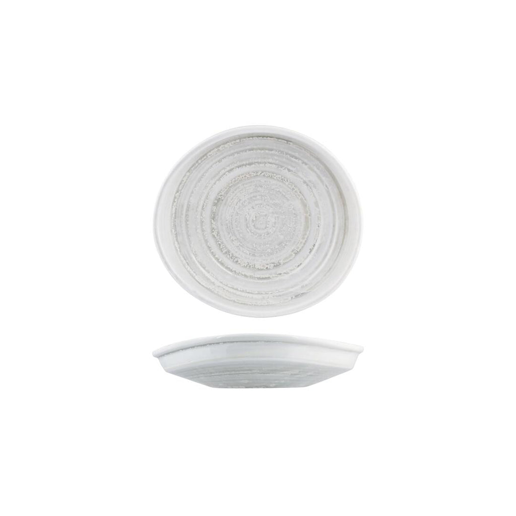Moda Porcelain WILLOW ORGANIC BOWL/PLATE - 205x195mm   (x6)