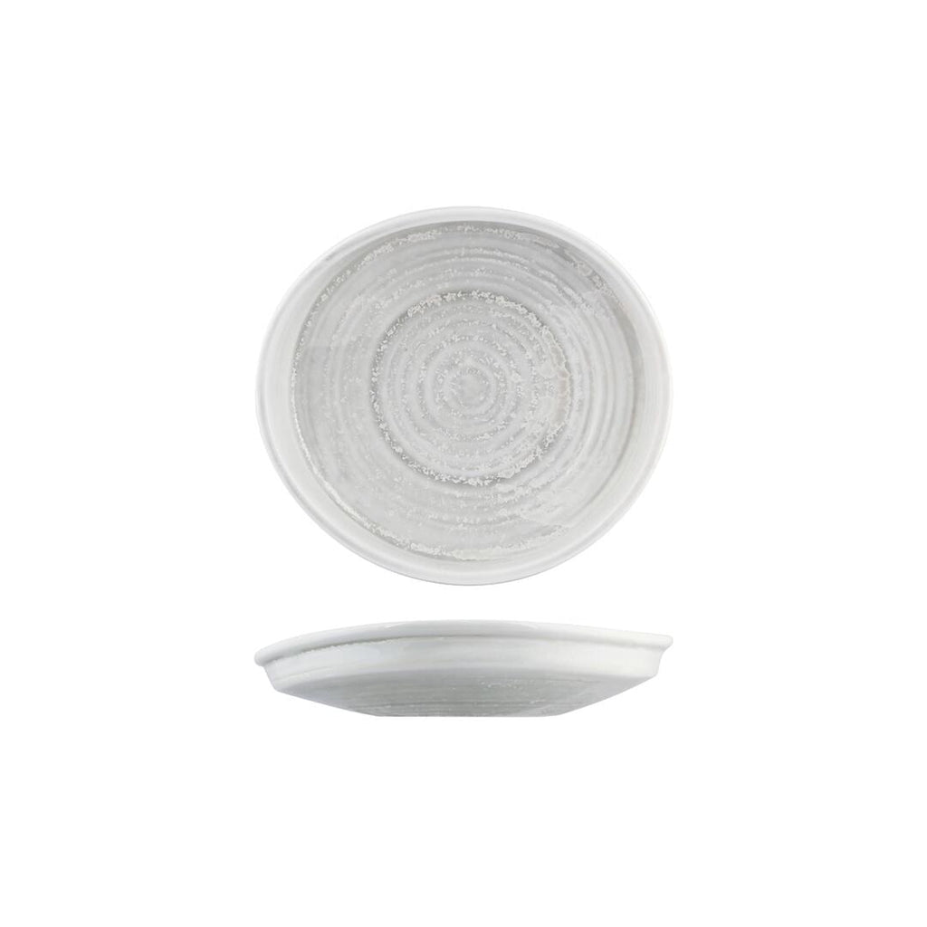 Moda Porcelain WILLOW ORGANIC BOWL/PLATE - 228x205mm   (x6)