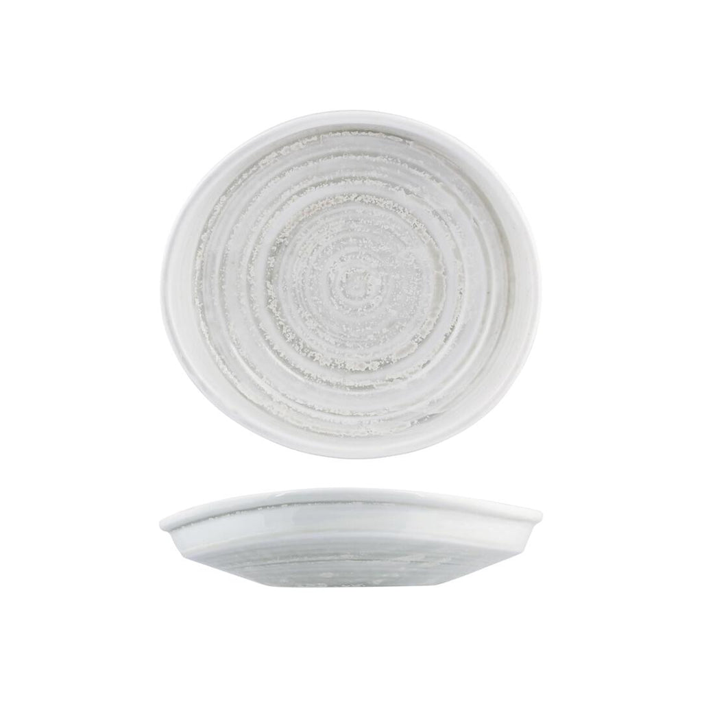 Moda Porcelain WILLOW ORGANIC BOWL/PLATE - 250x235mm   (x6)