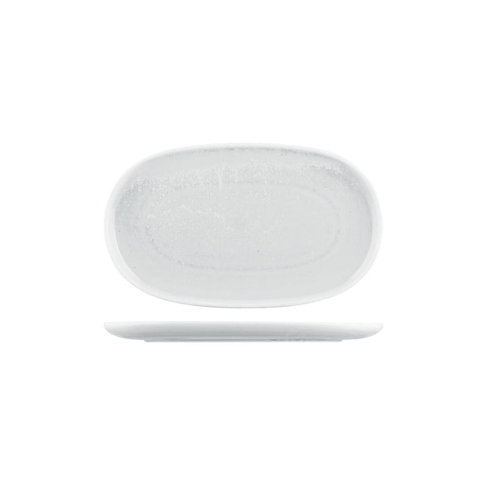 Moda Porcelain WILLOW OVAL COUPE PLATE-305x180mm   (x6)